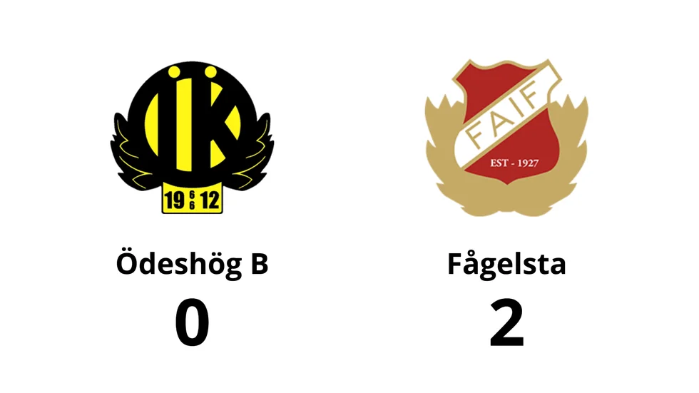 Ödeshögs IK B förlorade mot Fågelsta AIF