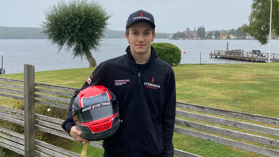 Unge racerföraren Theo Jernberg är Mariefredsbo sedan födseln.