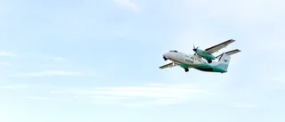 Flyg har landat efter utskickat nödrop
