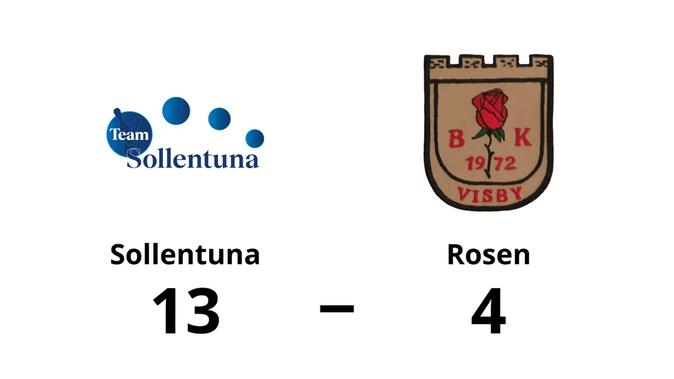 Team Sollentuna vann mot BK Rosen