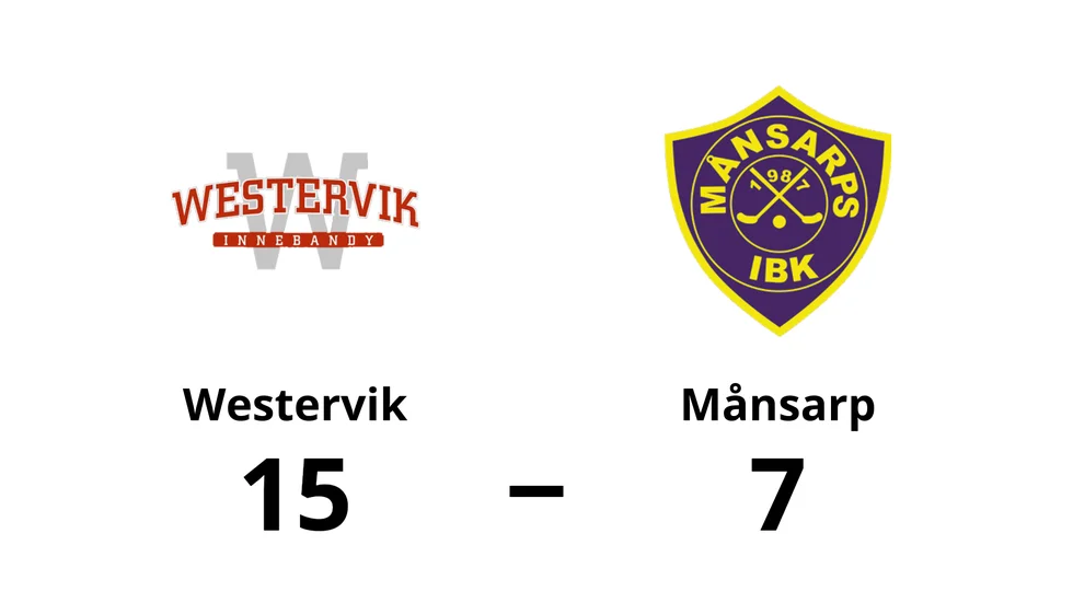 Westerviks IBK vann mot Månsarp IBK