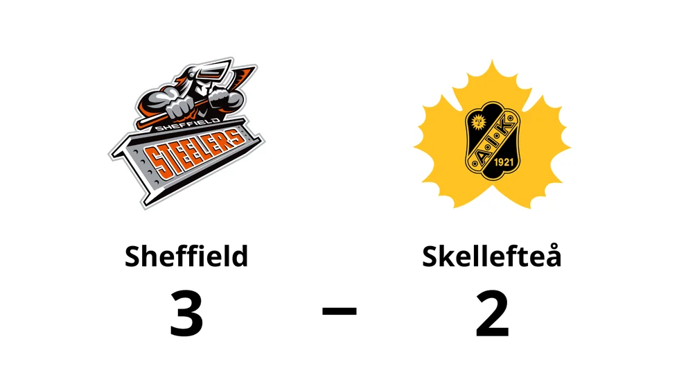 Sheffield Steelers vann mot Skellefteå AIK
