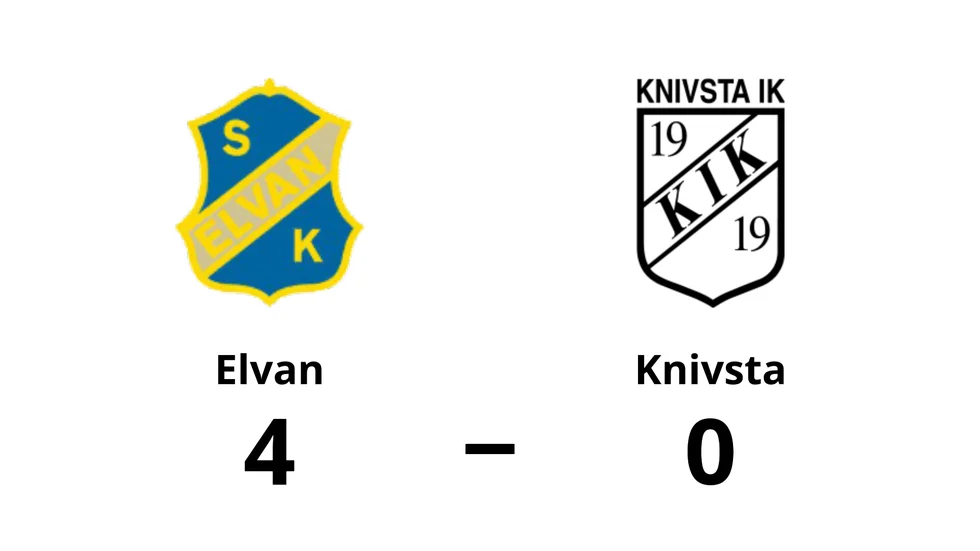 SK Elvan vann mot Knivsta IK