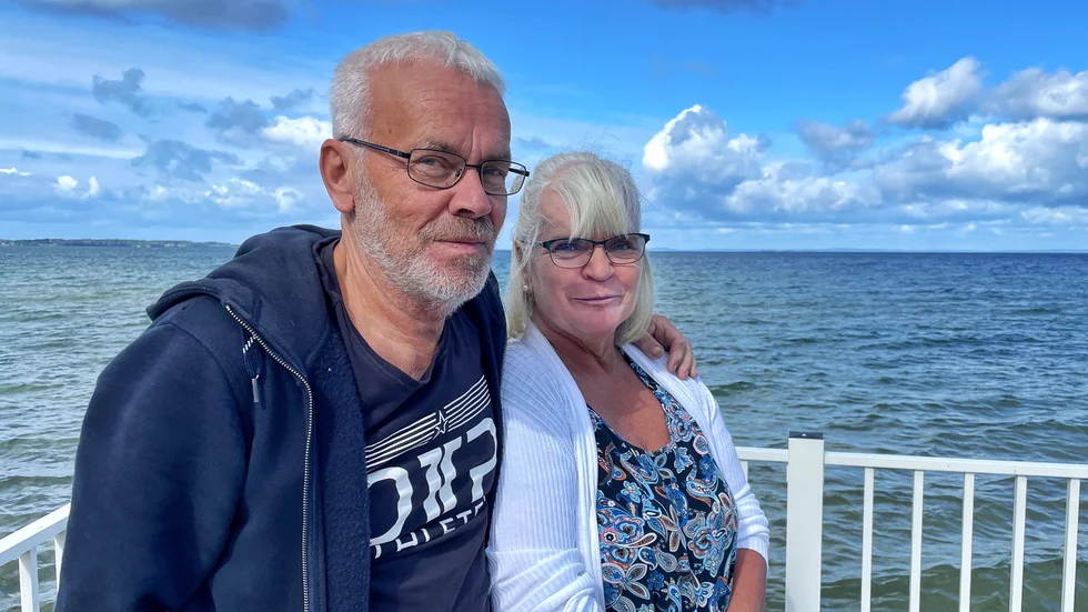 Här på bryggan vid Vadstena camping sa paret Krister och Annelie Hågård ja till varandra på midsommarafton.
