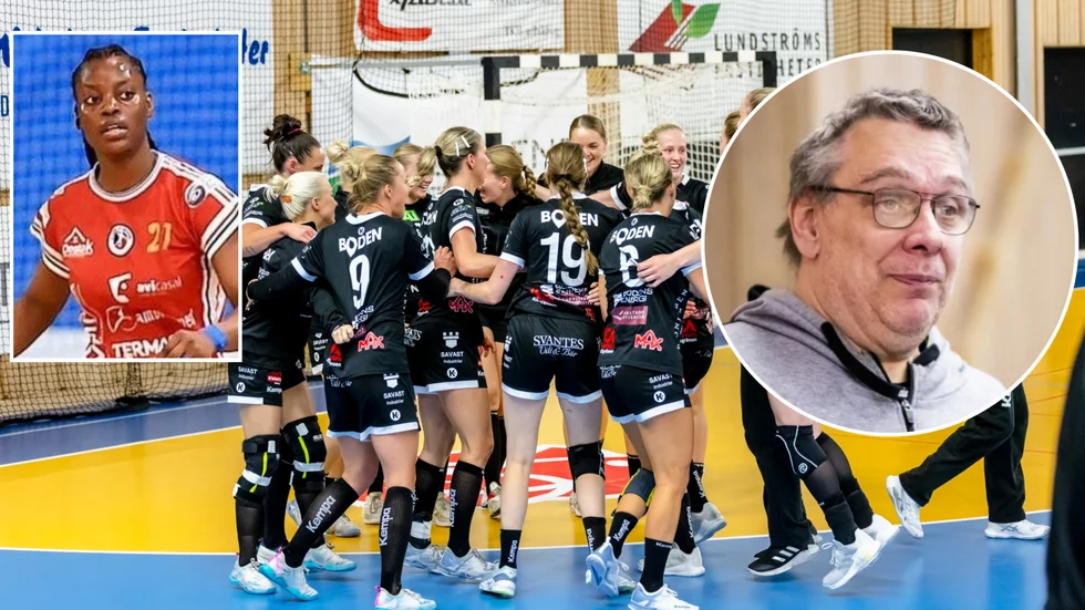 Sportchefen Mikael "Groja" Carlsson har fått besked att nyförvärvet Jesiney Clementina är på väg till Boden.
