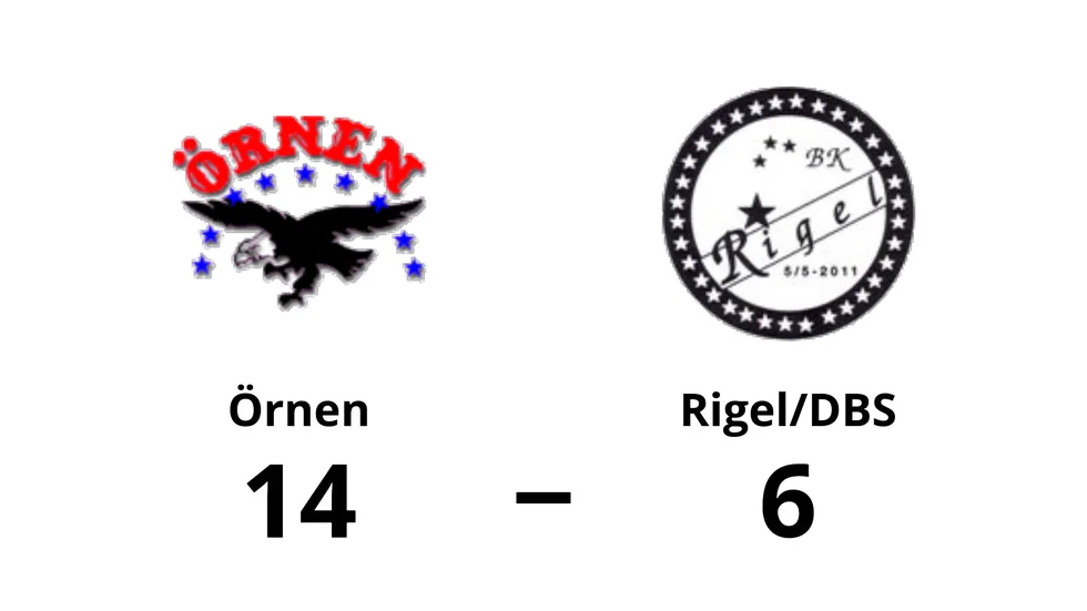 Örnen vann mot Rigel/DBS