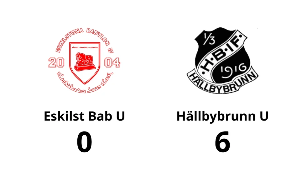 Eskilstuna Babylon IF U förlorade mot Hällbybrunns IF U