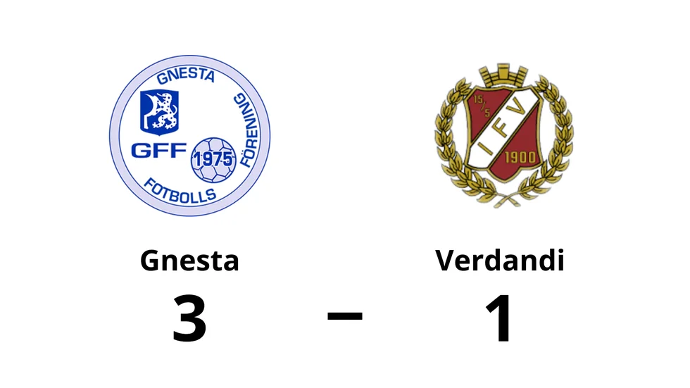 Gnesta vann mot IF Verdandi