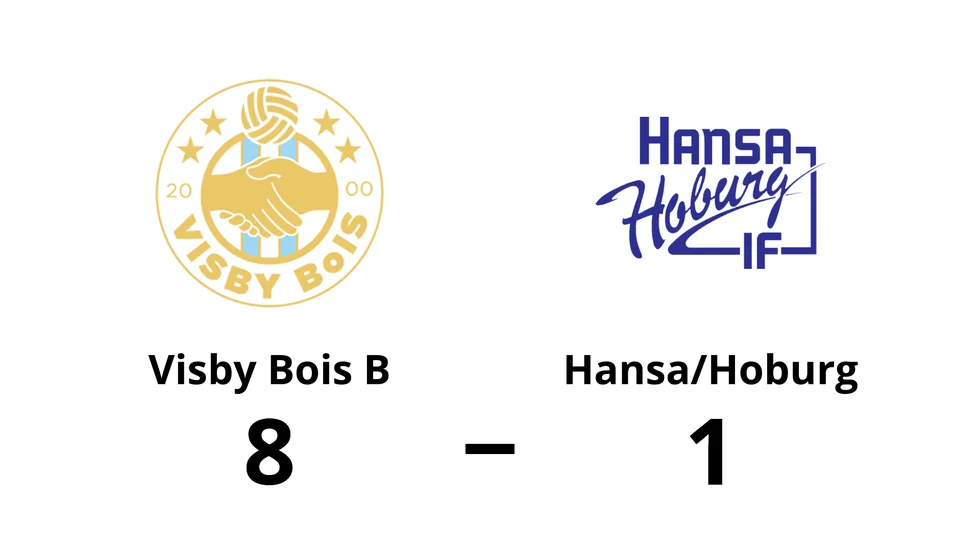 Visby Bois B vann mot Hansa/Hoburg