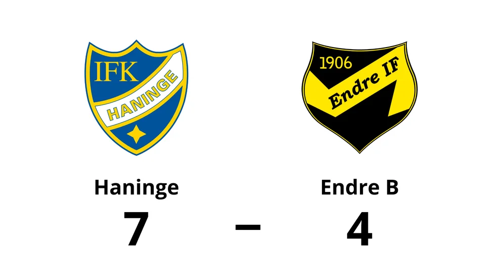 IFK Haninge vann mot Endre IF B