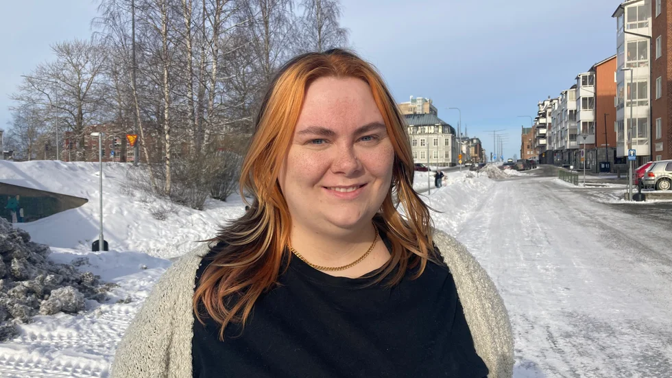 Felicia Fredriksdotter på Tjejjouren i Luleå.