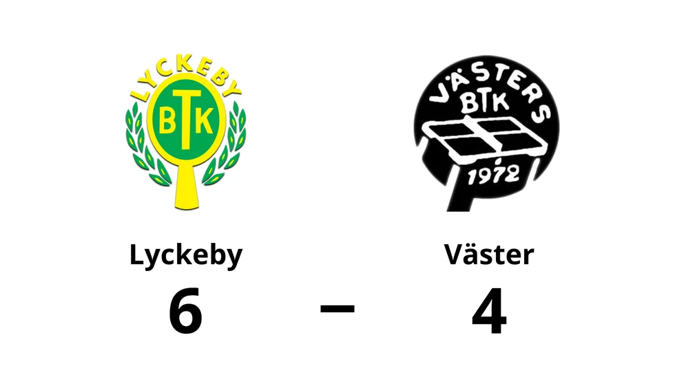 Lyckeby vann mot Västers BTK