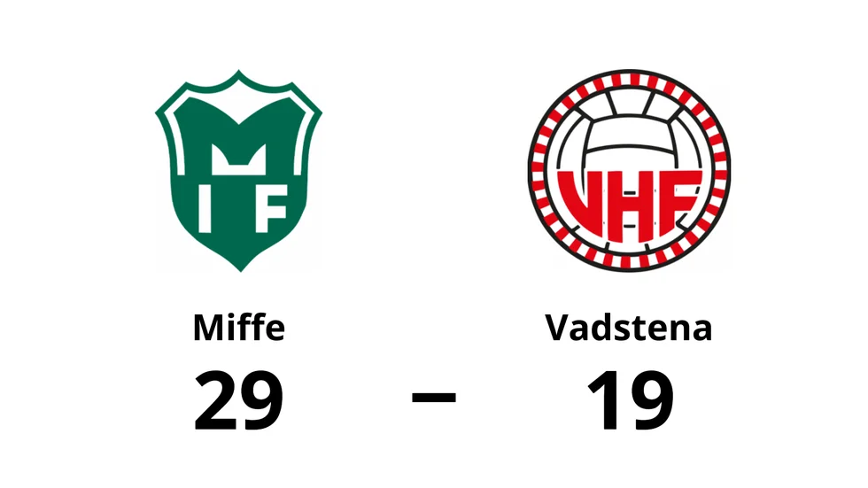 Miffe vann mot Vadstena HF