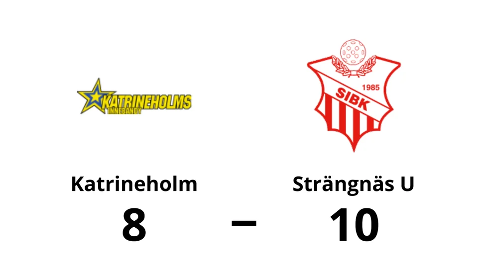 Katrineholms IBF förlorade mot Strängnäs IBK U