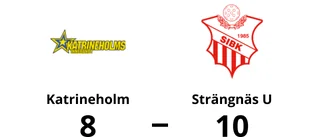 Förlust på hemmaplan för Katrineholm mot Strängnäs U