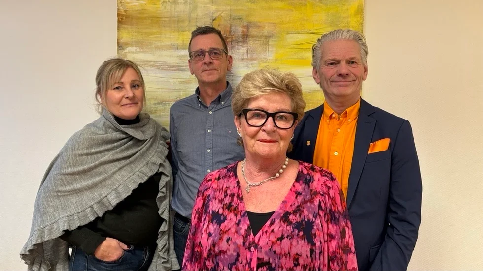 Från vänster: Jenny Bytander (S), Patrik Stenlund (KD), Dessie Forsén (S) och Peter Karlsson (M).