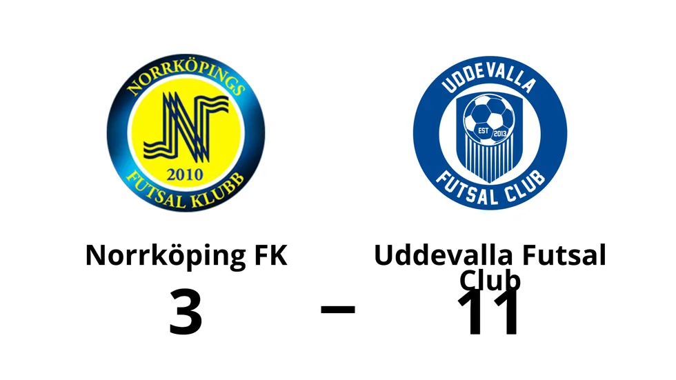 Norrköping FK förlorade mot Uddevalla Futsal Club