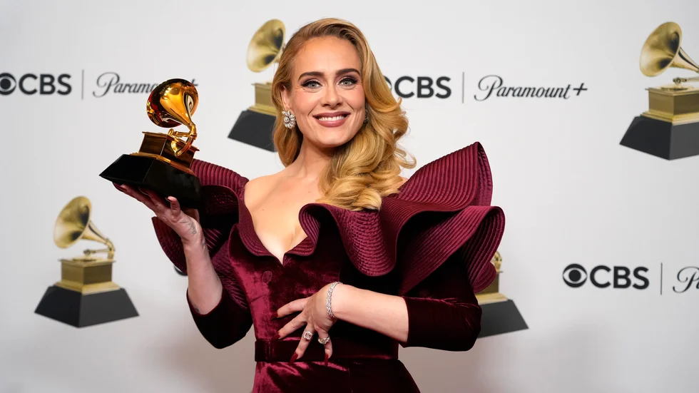 Brittiska superstjärnan Adele. Arkivbild.