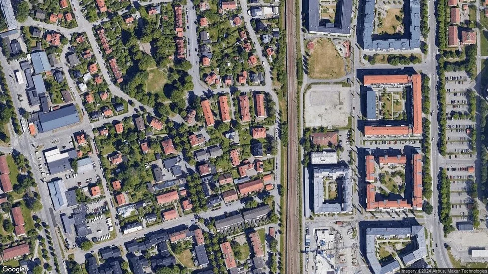 Området kring Västra Järnvägsgatan 21C
