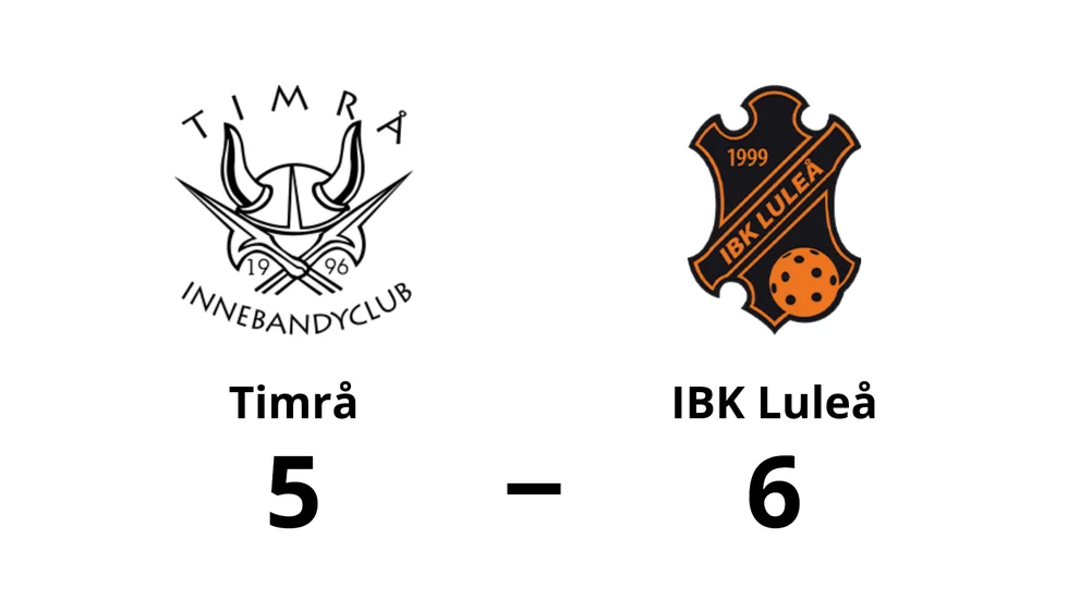 Timrå IBC förlorade mot IBK Luleå