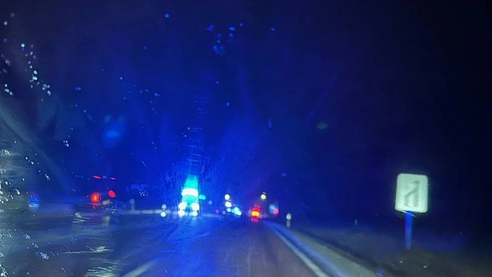 Olyckan på väg 55 utanför Örsundsbro.