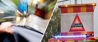 Körde ut på 100-väg – vållade trafikolycka