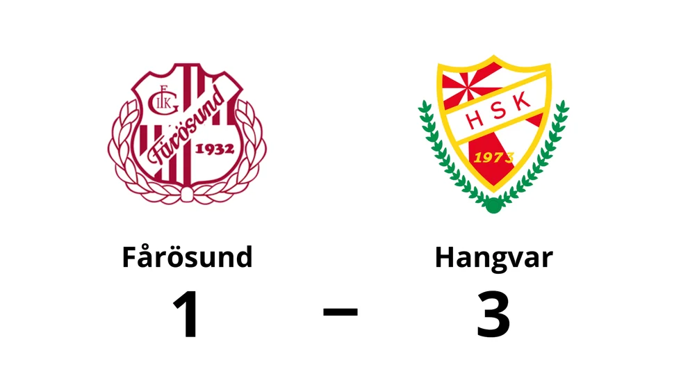 Fårösunds GOIK förlorade mot Hangvar SK