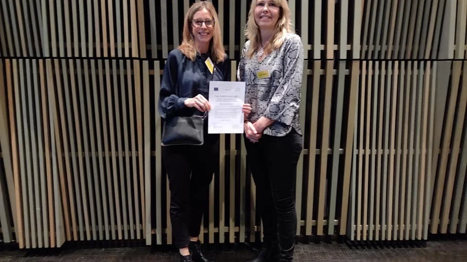 Jenny Torring och Christine Sandberg, lärare i moderna språk på Hakkas skola.