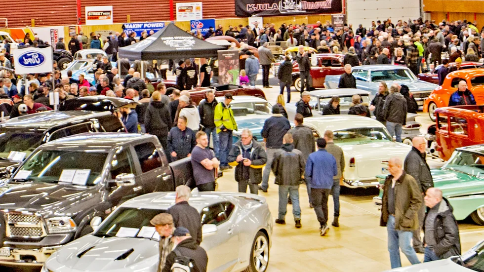 Förra året besökte mellan 3 000 och 4 000 motorintresserade Duveholmshallen under Gasoline mega swapmeet and carshow.