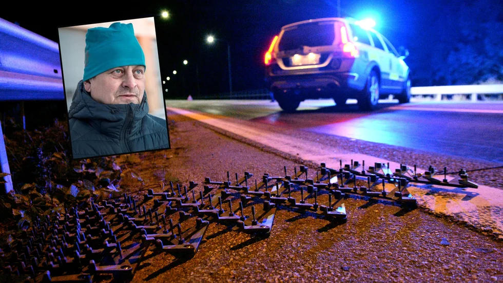 Fem ungdomar greps i Byske med hjälp av spikmatta. Biljakten påbörjades i Skellefteå där polisen observerade bilen en timme efter tjuvtankningen i Piteå.