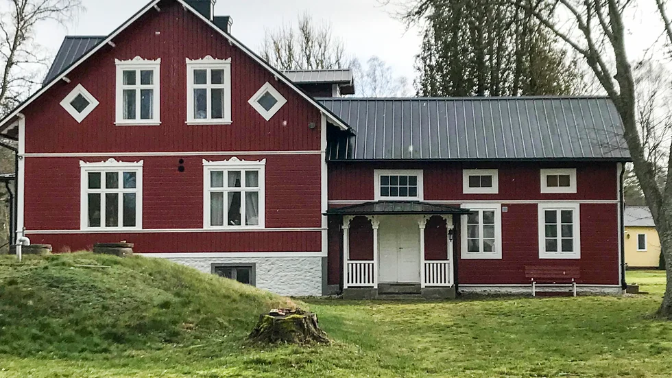 Huvudhuset på Mattsarve Gästgiveri.