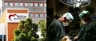 Gammalt skumgummi stängde operationssalar