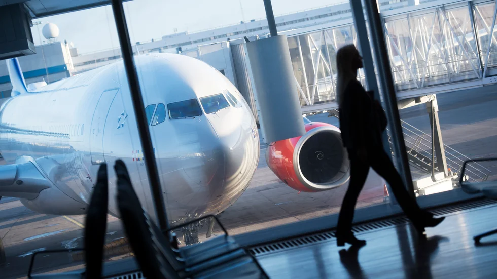Händelsen inträffade på "air side", alltså innanför säkerhetskontrollen.