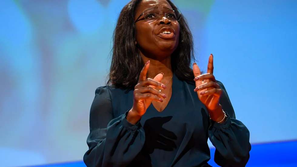 Nyamko Sabuni inledde Liberalernas landsmöte med ett självmål.