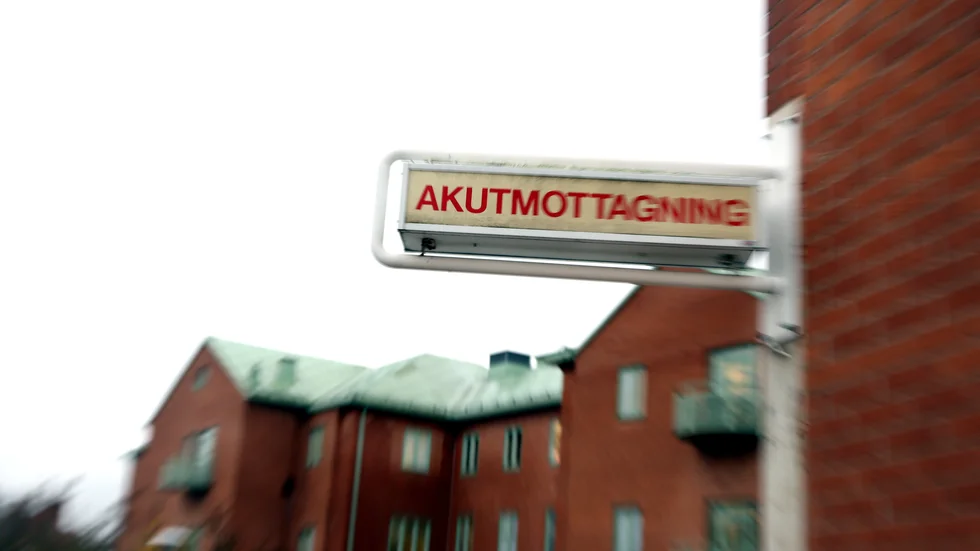Antalet besök till akutmottagningen i Visby minskade med två procent förra året.