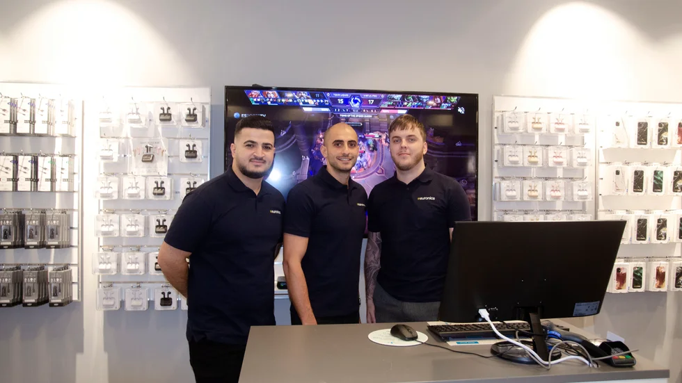 Arsalan Sendi, Jamal Eid,och Robert Larsson ser ett behov av den här typen av butik i centrum. 