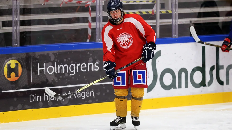 David Andersson var tongivande i J20-lagets seger borta mot Tranås i lördags.