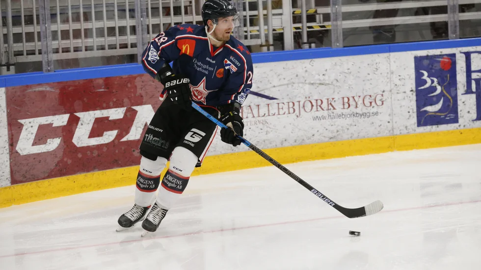 Marcus von der Geest i den så kallade "old-timers-matchen" tidigare i vintras.