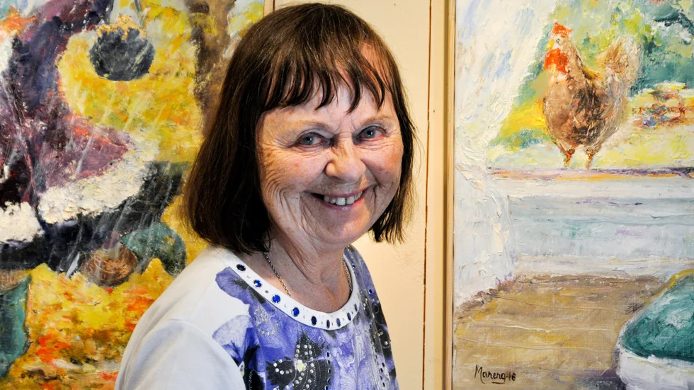 Marianne Bos Mareng intervjuades av SN inför sin 85-årsdag, då den här bilden togs. 