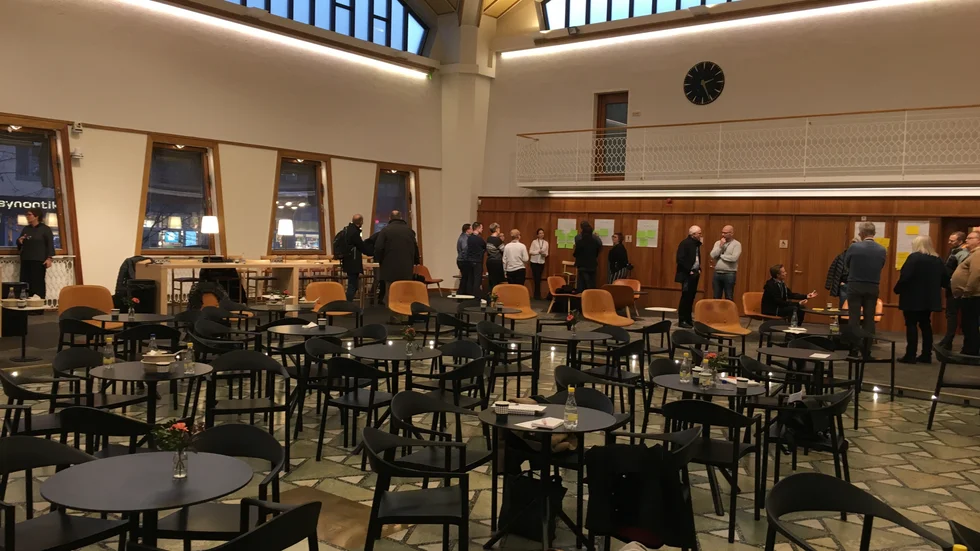 Hela dagen handlade om artificiell intelligens på Vetenskapens hus i Luleå. 