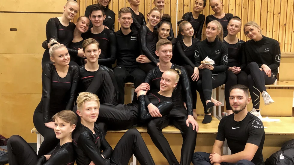 Laget från Eskilstunagymnasterna kammade hem både ett guld och ett brons.