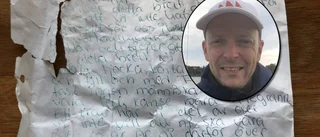 Uråldrig flaskpost hittad i Trosa