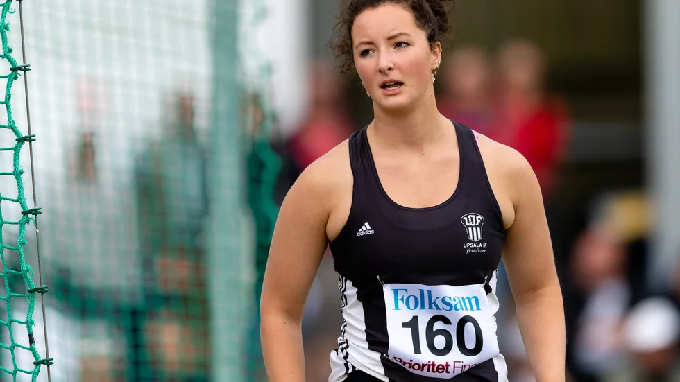 Caisa-Marie Lindfors, Upsala IF, får vänta på tävlandet ett tag.