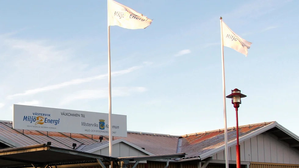 Västervik Miljö och Energi byter för tillfället en dagvattenledning i korsningen Aälvdansgatan/Jättegatan.