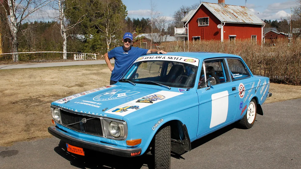 "Nästa år ska vi definitivt köra igen", säge Curt Jonsson om Midnattssolsrallyt. Bilen är färdig och rallysuget finns.