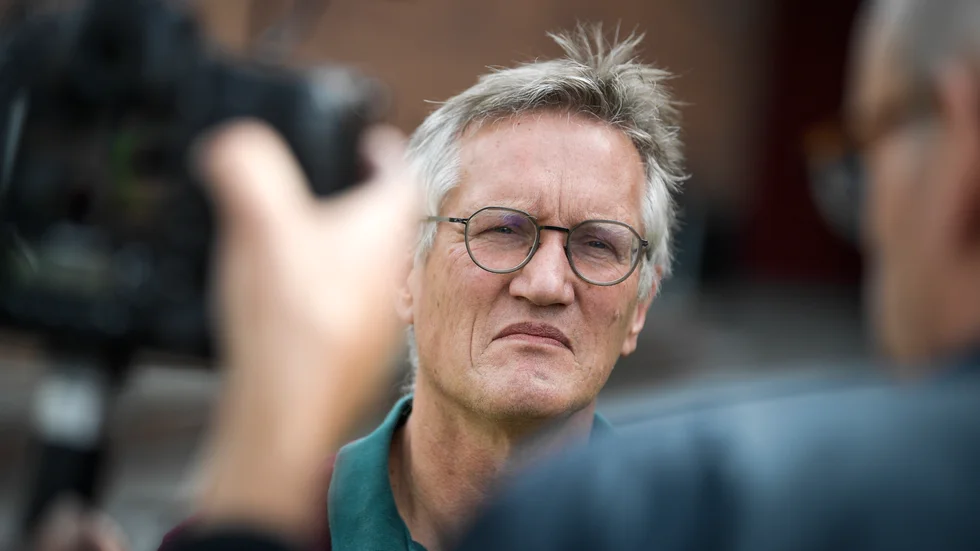 "Detta område är förmodligen bland de sista vi kommer att släppa på", säger Anders Tegnell om allmänna sammankomster. Arkivbild.