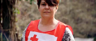 Angela är volontär i coronatider