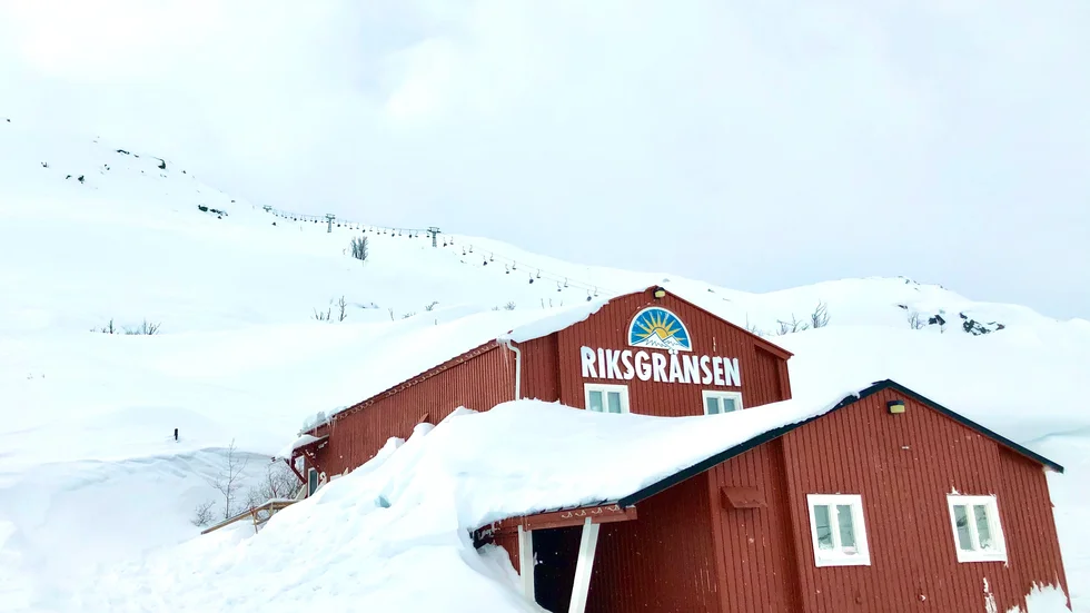 Antalet åkare i backen är färre än normalt med anledning av coronaviruset. 