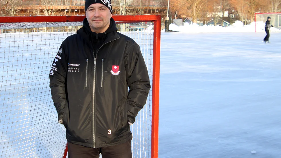 50-årige Jens Åkerlund gjorde ett av ÅBK:s mål mot Tranås.