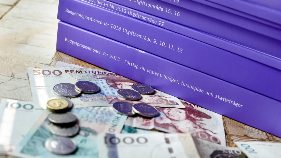 Det blev ett överskott på 10,2 miljarder kronor i statens budget i maj. Arkivbild.